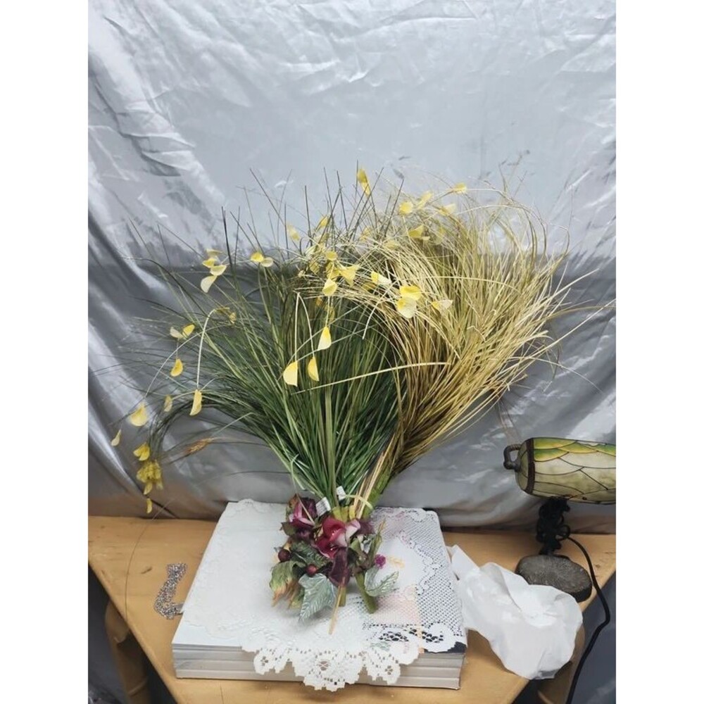 3 sprigs still with tags plus wheat spires